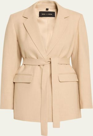 Kobi Halperin Kyla Belted Single-Breasted Jacket