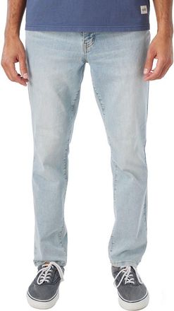 Fair Harbor Driftwood Straight Leg Jeans in Light Wash at Nordstrom, Size 30