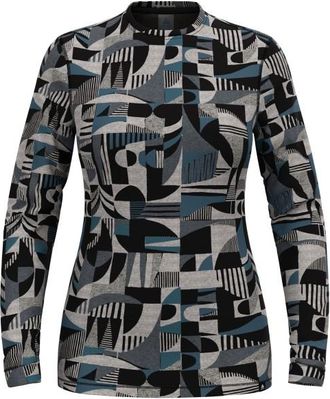 Odlo BL Top Crew Neck L/S Merino Heritage Merinounterwäsche für Damen | grau
