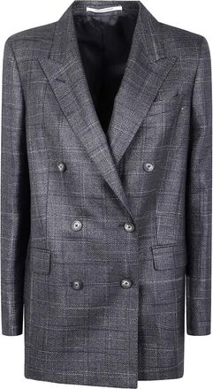 Tagliatore Giacca doppiopetto a quadri - Nero