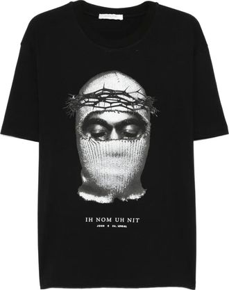 Ih Nom Uh Nit T-shirt con stampa - Nero