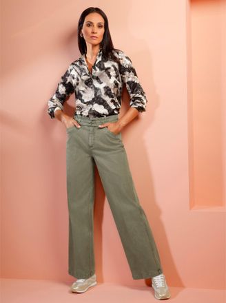 Heine Langarmbluse HEINE, Damen, Gr. 34, schwarz, champagner, bedruckt, 100% Viskose, bedruckt, gemustert, mehrfarbig, Blusen Langarmbluse