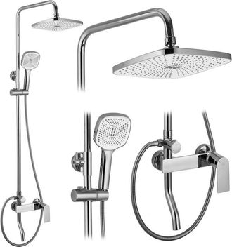 Rea Rea - Conjunto De Ducha My1902-77c Storm Chrome