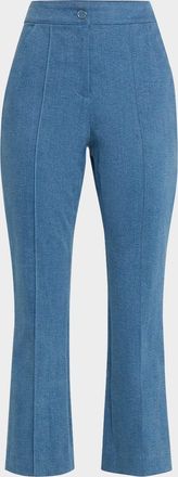 Veronica Beard Kimra Cropped Denim Pants