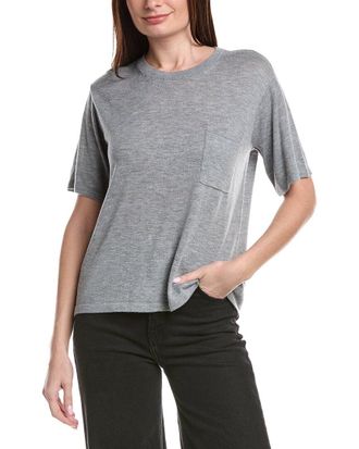 1.State 1.State Pocket Wool-Blend T-Shirt