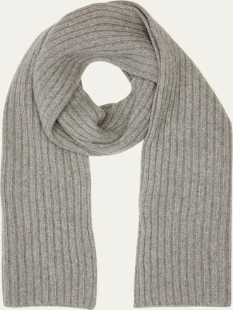 Portolano Ribbed Cashmere Scarf