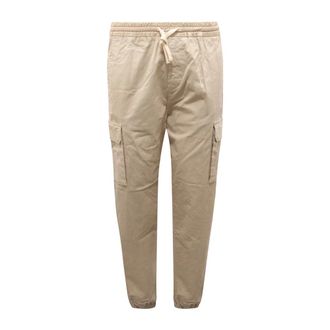 Fay Slim-fit Trousers, male, Beige, Size: W36 Cargo Trousers Made in Italy