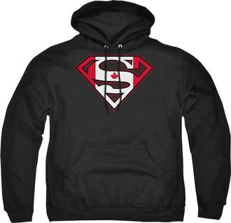 Gildan Superman Canadian Shield Adult Pull Over Hoodie / Hooded Sweatshirt