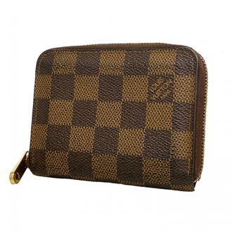 Louis Vuitton Ebene Coin Purse/Coin Case (Pre-Owned)