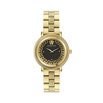 Versace Gold Stainless Steel Dress Womens Watch