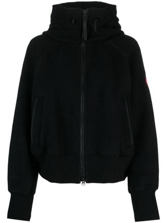 Canada Goose Chilliwack fleece bomber jacket - Black