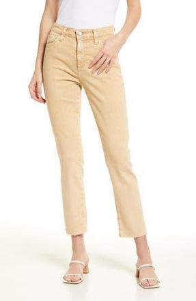 AG - Adriano Goldschmied Mari Slim Crop Straight Leg Jeans in Moonwash Natura at Nordstrom Rack, Size 27