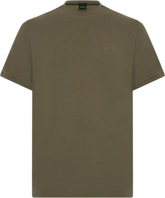 HUGO BOSS Taul T-shirt - Heren - T-shirts - Groen - M - Katoen - Tops