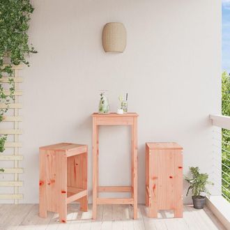 vidaXL Vidaxl - Taburetes De Cocina 2 Uds Madera De Abeto Douglas 40x36x75 Cm