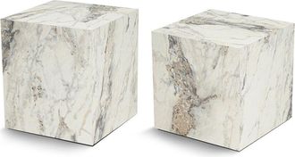 Hanah Home Modern Side Table 2Pc Set