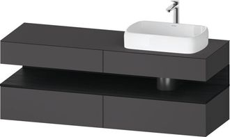Duravit Qatego Consola Mueble Bajo Lavabo, 2 Extensiones, 2 - Duravit