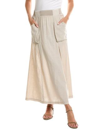 Xcvi Emerie Linen-Blend Skirt