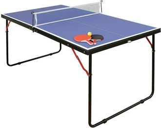 Vente-Unique Vente-unique - Mini tavolo da ping pong con racchette, palline e rete L137 x P76 x H67 cm - denis