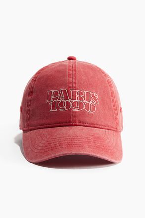 H&M Twillcap mit Motivstickerei - Red