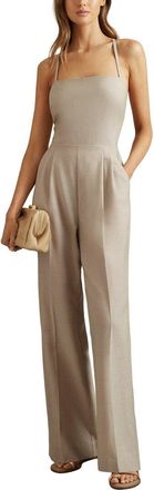 Reiss Sarai Tailored Strappy Wool Jumpsuit