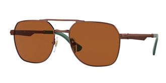 Persol PO1004S Asian Fit 112453 Mens Sunglasses Brown Size 55