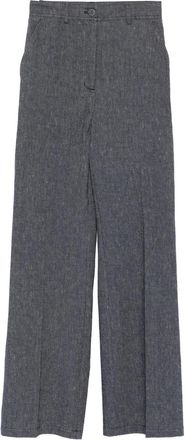 Mark Kenly Domino Tan Button-fly Trousers