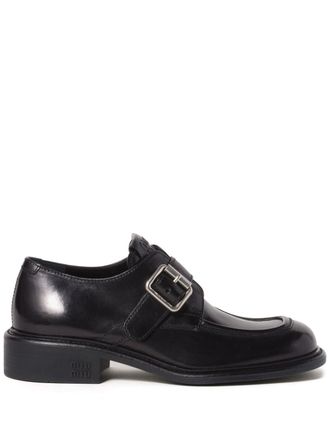 Miu Miu Brogues in pelle - Nero