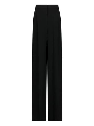 Max Mara Laccato trousers - women - Triacetate/Polyester - 38 - Black