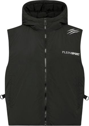 Plein Sport Gilet con stampa Scratch - Nero
