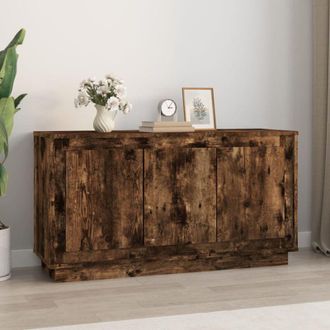 vidaXL Credenza Rovere Fumo 102x35x55 cm in Legno Multistrato - Vidaxl