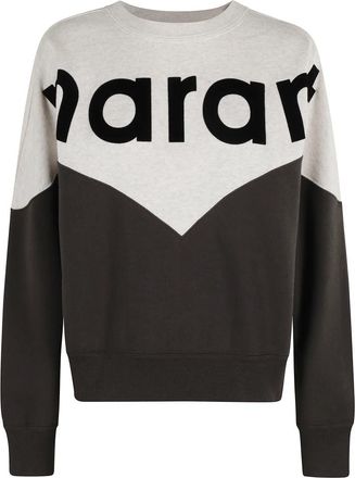 Isabel Marant Zwarte Houston GZ Sweatshirt met Logo - Dames - Sweatshirts - Zwart - S - Hoodies & sweatvesten