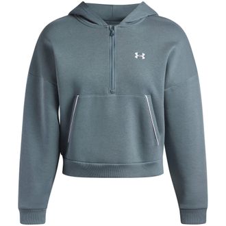 Under Armour Rival-sweatshirt met capuchon en ruime pasvorm voor dames (Blauw)