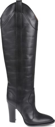 PARIS TEXAS leather boots - women - Leather/Leather/Leather - 39.5 - Black
