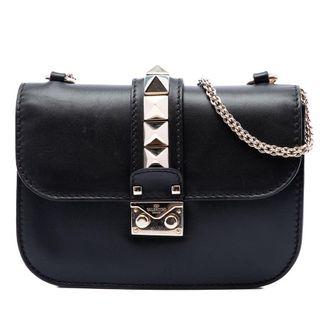 Valentino Pre-owned Valentino Small Leather Rockstud Glam Lock Crossbody Ladies O6S931UJQTKKKUFU