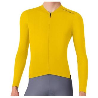 Castelli Espresso 2 L/S Jersey Velotrikot f&uuml;r Herren | gelb