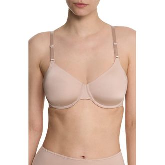 Natori Liquid Smooth Shape Underwire T-Shirt Bra in Light Mocha at Nordstrom, Size 40Ddd