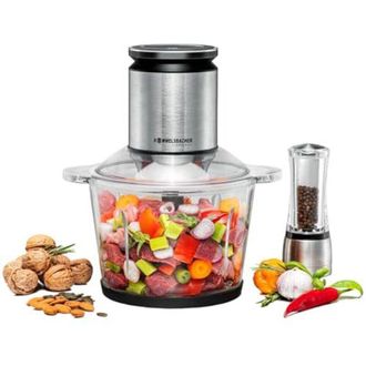 Rommelsbacher Mz 800 Picadora El&eacute;ctrica De Alimentos 2,7 L 800 W Negro, Acero Inoxidable