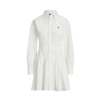 Ralph Lauren Shirt Dresses, female, White, Size: S Shirt Mini Dress