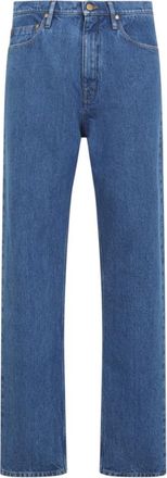 Jil Sander Blue Regular Mid Rise Jeans