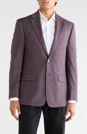 Calvin Klein Two-Button Sport Coat in Purple at Nordstrom Rack, Size 48 Regular