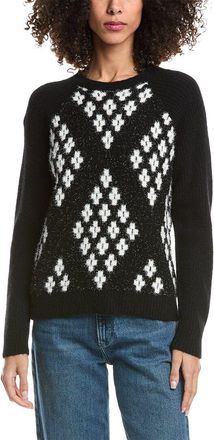 3.1 Phillip Lim Argyle Jacquard Relaxed Pullover