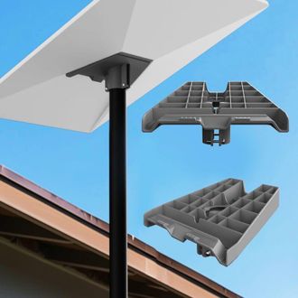 OEM Adaptador De Montaje De Antena Starlink Gen 3 - Coocheer - Tubo De 39 Mm - Resistente Al Viento Hasta 112 Km/h - F&aacute;cil Instalaci&oacute;n