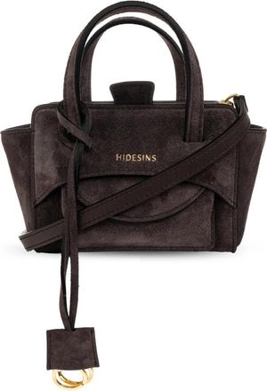 Hidesins Flap XS Tas - Dames - Mini tas - Grijs - ONE Size - Leer - Tassen