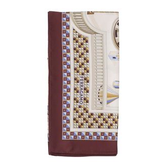 Ferragamo Silk Nadir Print Square Scarf