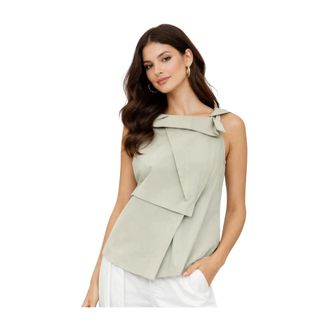 High Top Sunny - 00464 Verde Oliva - female - High - Blouses - Green - XL - Blouses & Shirts