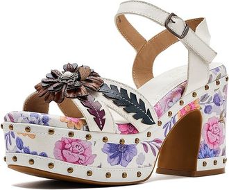 L'Artiste by Spring Step Deckedout Womens Dress Sandals White : EU 42 (US Womens 10.5-11) M, Leather