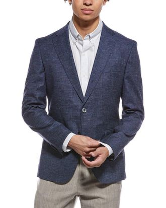 HUGO BOSS Hutson Wool & Linen-Blend Blazer