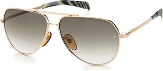 David Beckham DB 7031/S F6W/9K Mens Sunglasses Gold Size 60