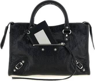 Balenciaga Black Le City Small Satchel