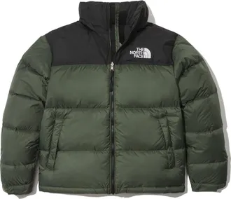 The North Face FW221996 Eco Nuptse Jacket Asia Sizing Green Black NJ1DN90C